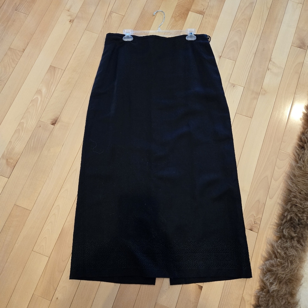 Mix&Match Jones Wear Woman's Black Linen Suit, Jacket, Pants, Skirt Size 12 & 14 - Picture 6 of 16